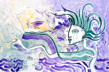 Eyes Set on Light by Cameron Limbrick - Acrylic Painting