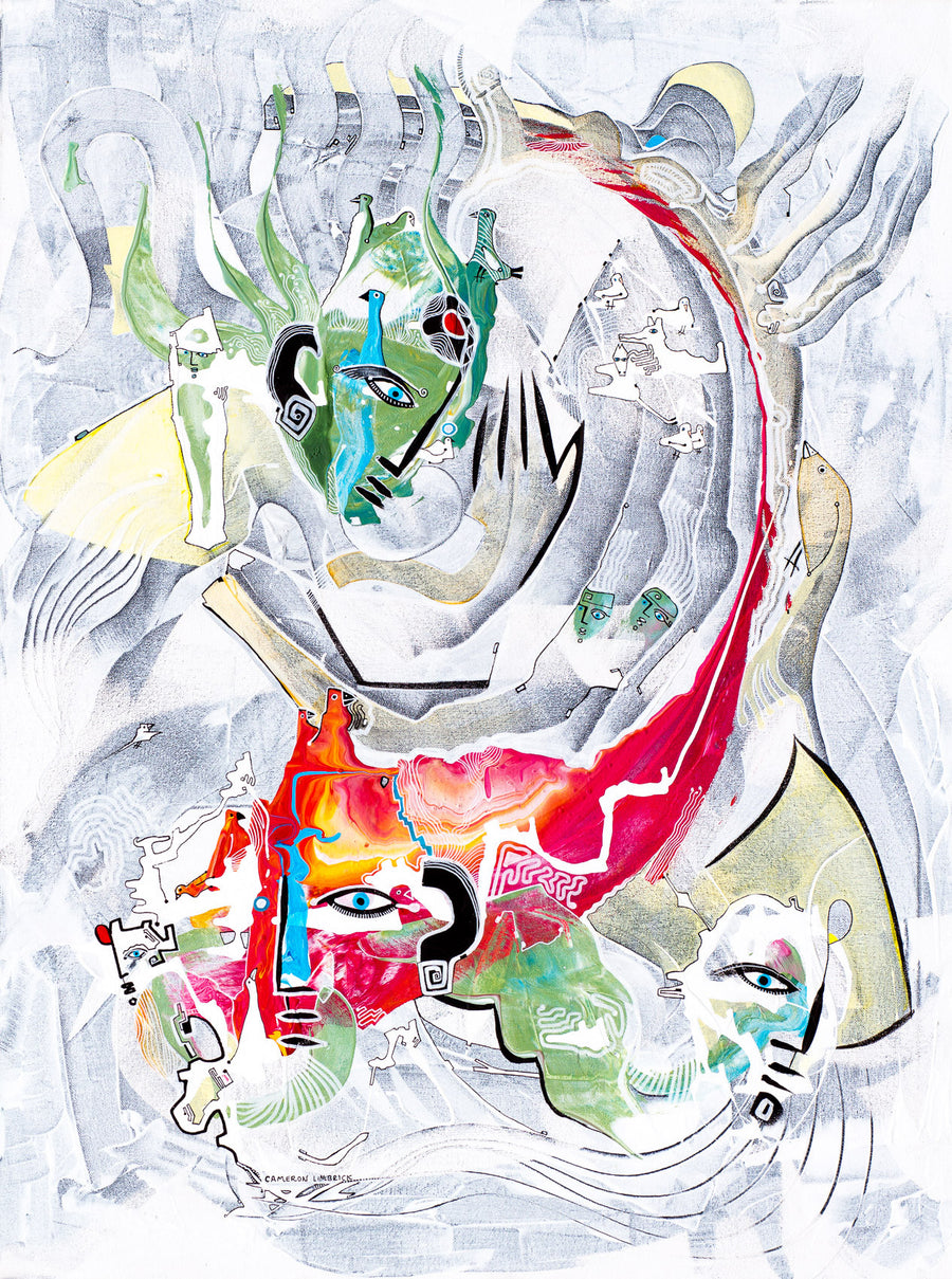 Glimpse by Cameron Limbrick - Acrylic Painting