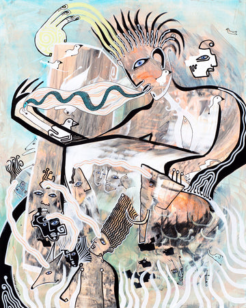 Goings On by Cameron Limbrick - Acrylic Painting