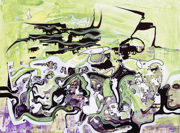 Green Dream by Cameron Limbrick - Acrylic Painting