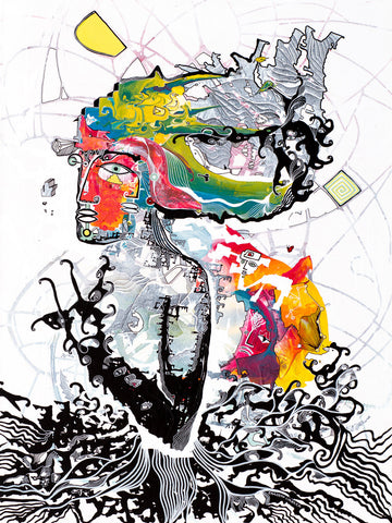 Liquid Light Vision by Cameron Limbrick - Acrylic Painting