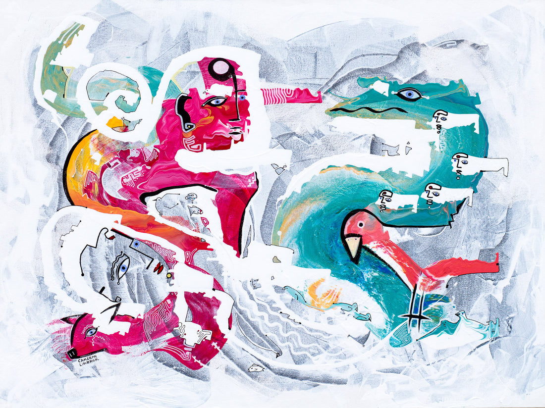 Looker by Cameron Limbrick - Acrylic Painting