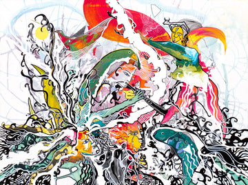 Magic Flute by Cameron Limbrick - Acrylic Painting