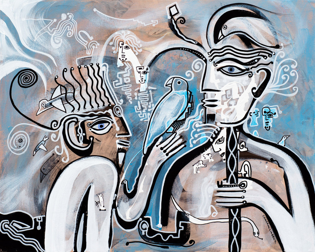Mask by Cameron Limbrick - Acrylic Painting