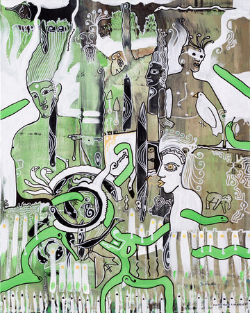 Masquerade by Cameron Limbrick - Acrylic Painting