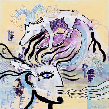 Mind Speak by Cameron Limbrick - Acrylic Painting
