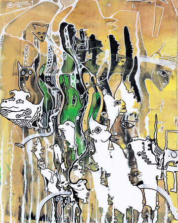 Mirage People by Cameron Limbrick - Acrylic Painting