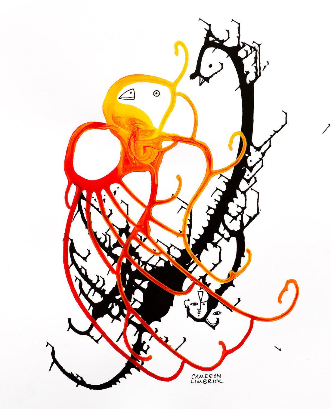 Natural Essence 1 by Cameron Limbrick - Acrylic Painting
