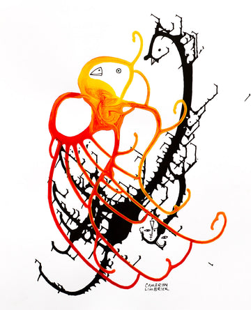 Natural Essence 1 by Cameron Limbrick - Acrylic Painting