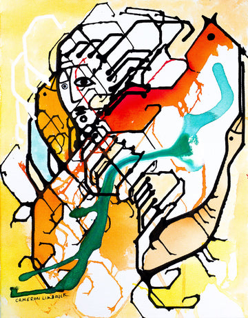 Natural Essence 34 by Cameron Limbrick - Acrylic Painting