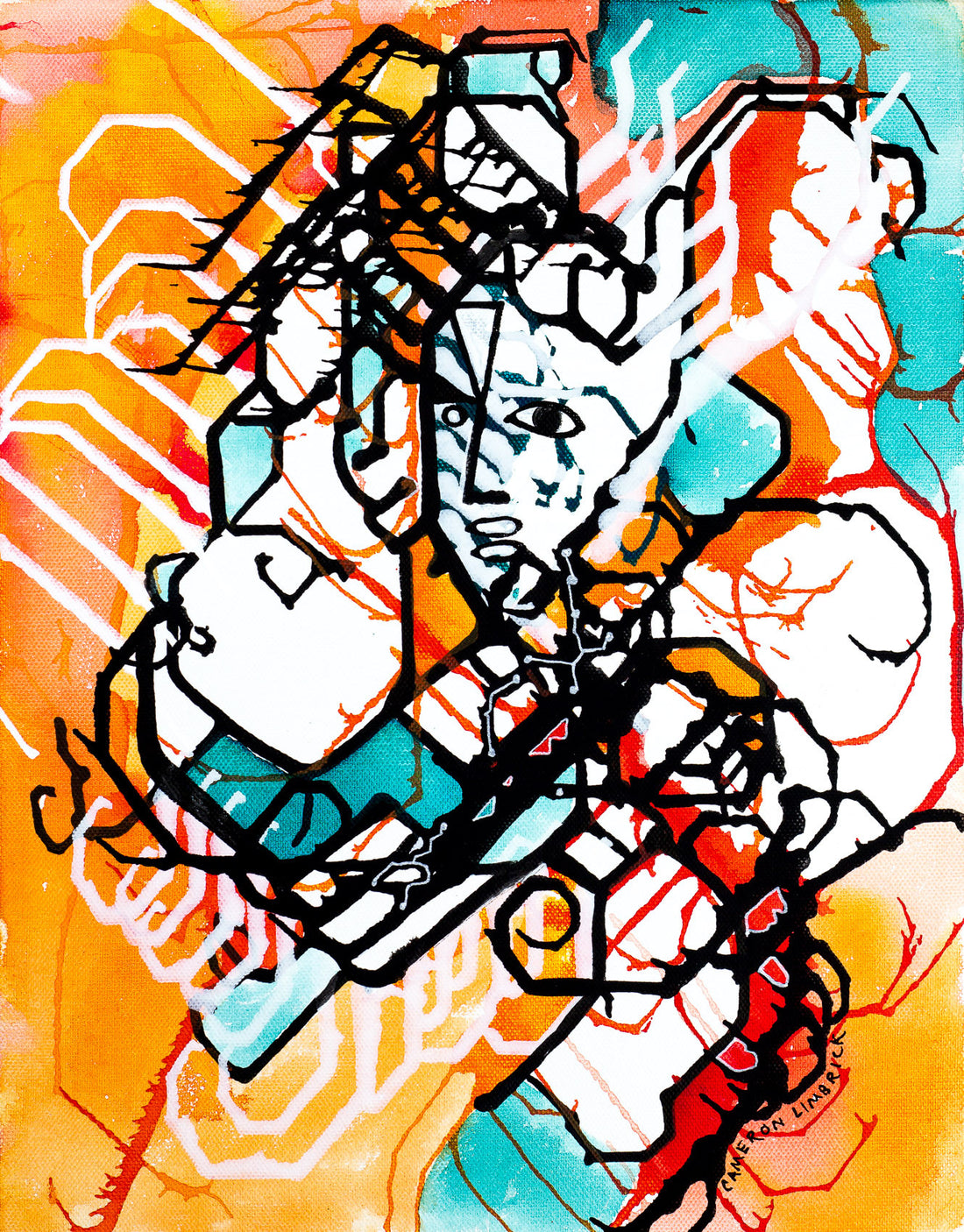 Natural Essence 39 by Cameron Limbrick - Acrylic Painting