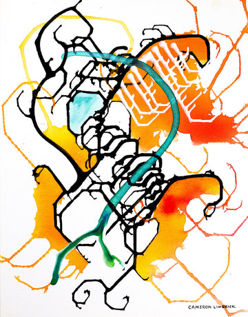 Natural Essence 40 by Cameron Limbrick - Acrylic Painting