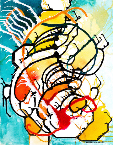 Natural Essence 41 by Cameron Limbrick - Acrylic Painting