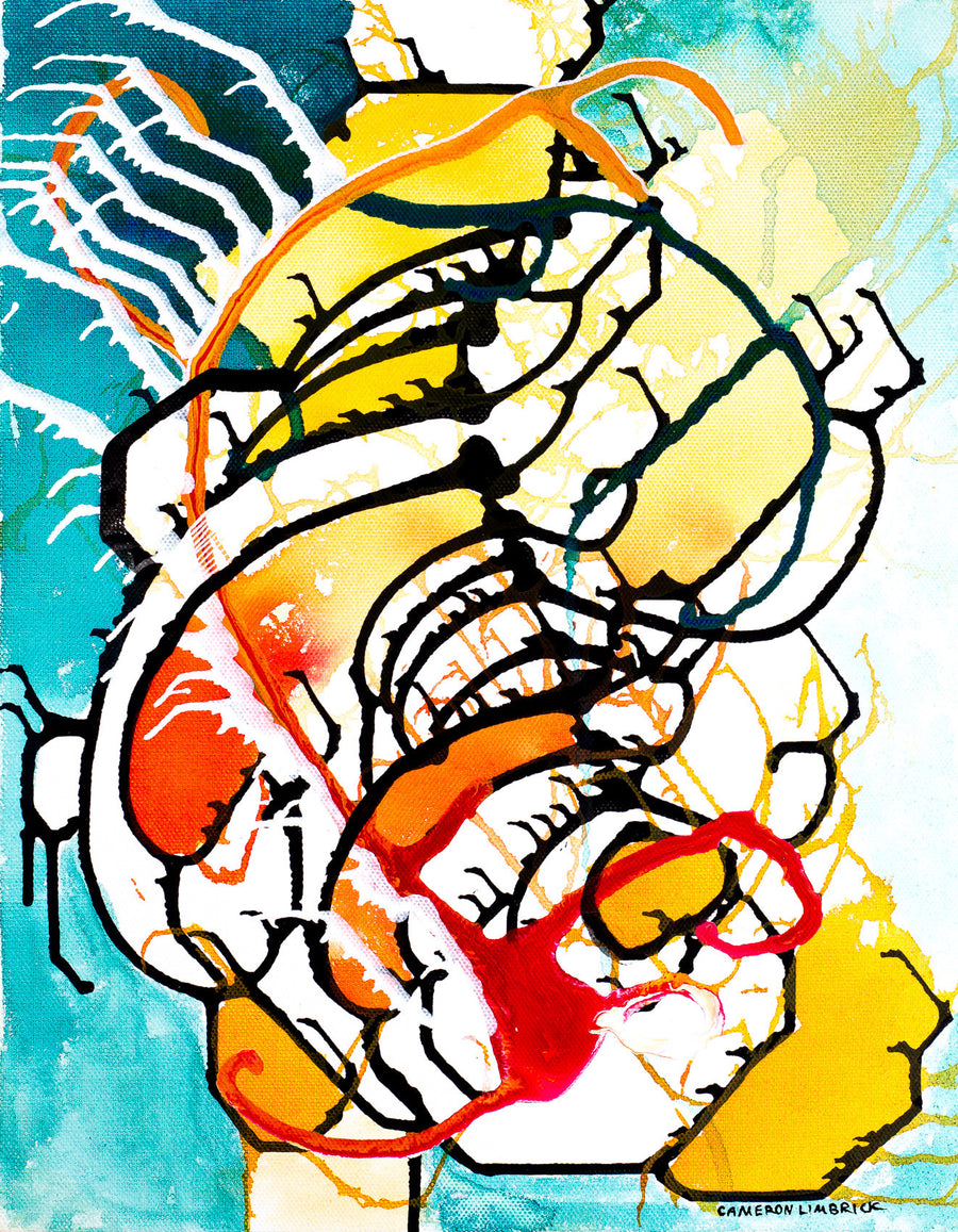 Natural Essence 41 by Cameron Limbrick - Acrylic Painting