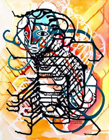 Natural Essence 43 by Cameron Limbrick - Acrylic Painting