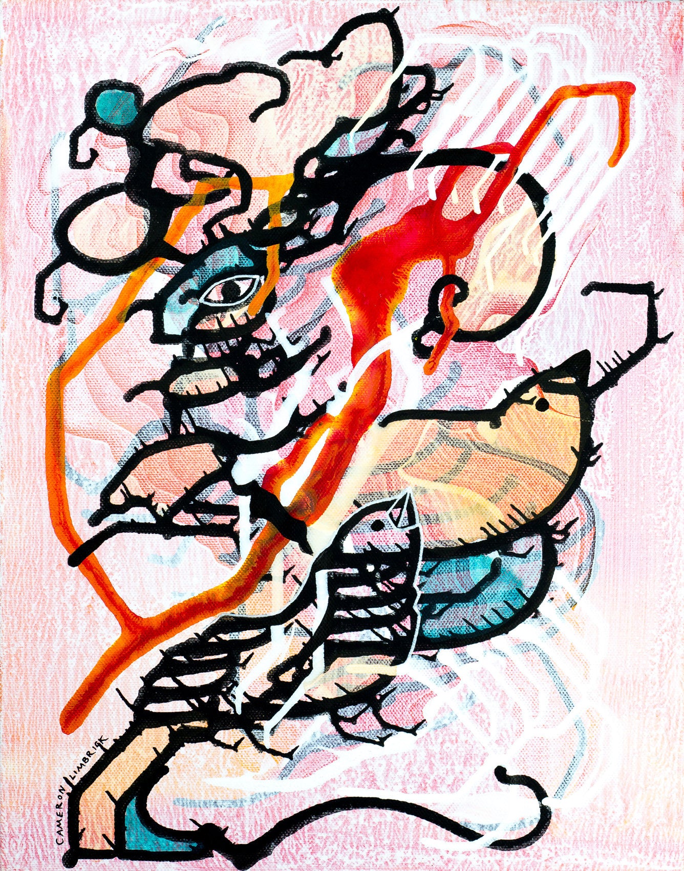 Natural Essence 45 by Cameron Limbrick - Acrylic Painting