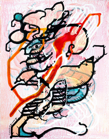 Natural Essence 45 by Cameron Limbrick - Acrylic Painting