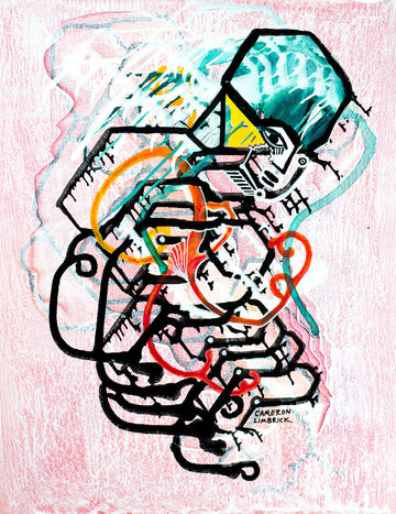 Natural Essence 46 by Cameron Limbrick - Acrylic Painting