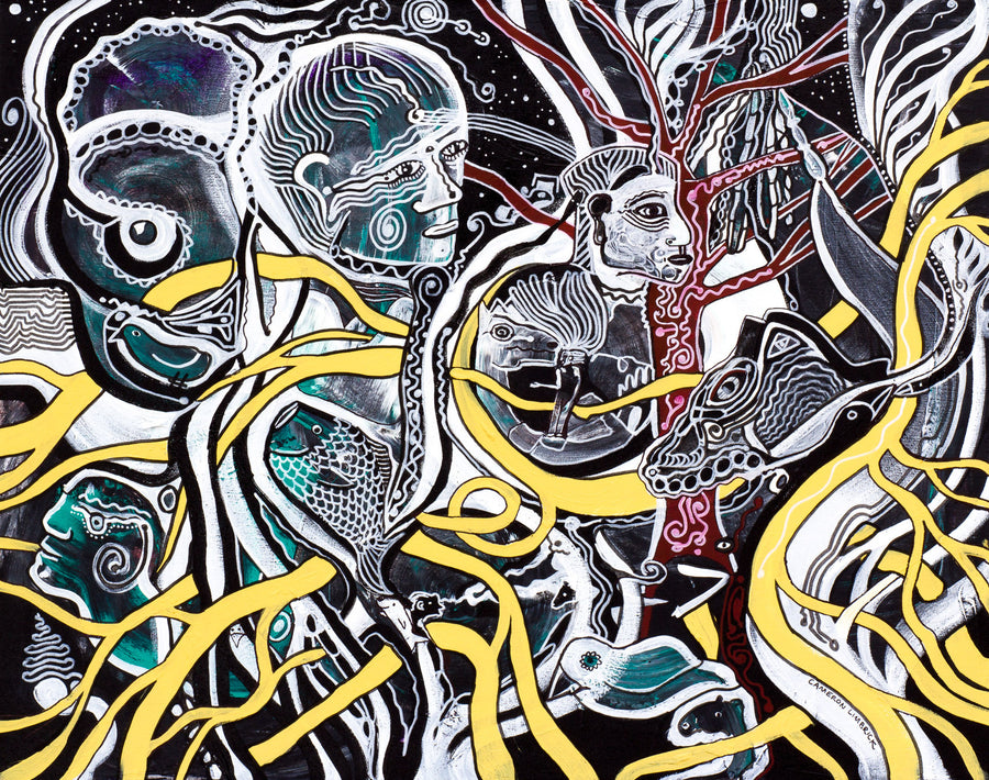 Network by Cameron Limbrick - Acrylic Painting