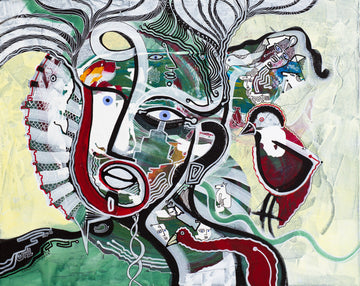 No Look Behind by Cameron Limbrick - Acrylic Painting