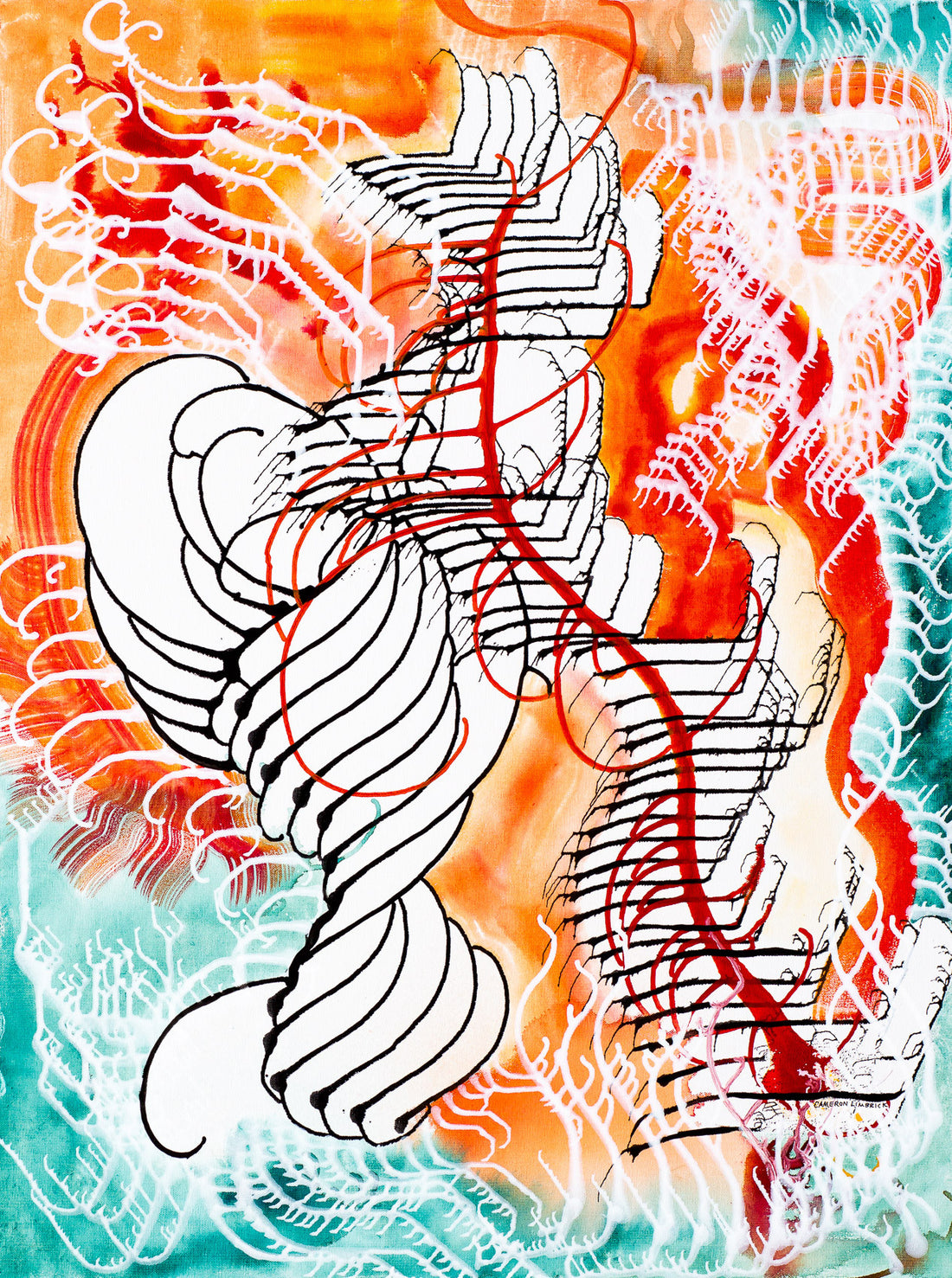 Organism by Cameron Limbrick - Acrylic Painting