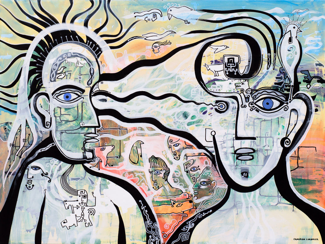 Projection by Cameron Limbrick - Acrylic Painting
