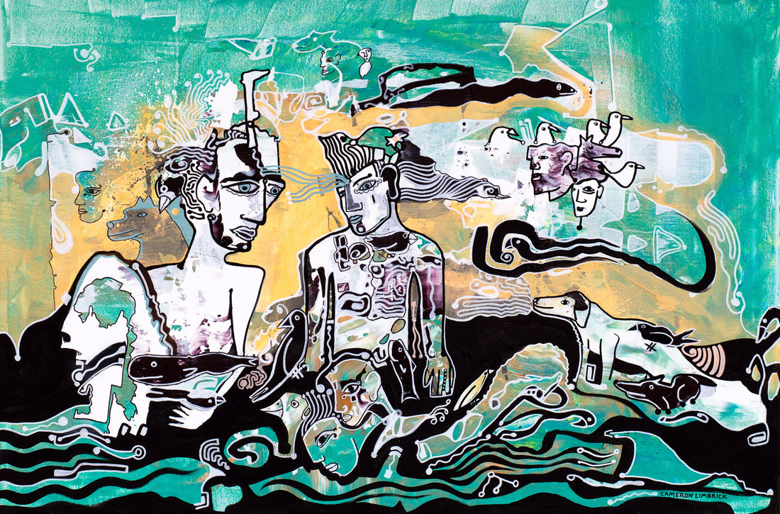 Sea Vision by Cameron Limbrick - Acrylic Painting