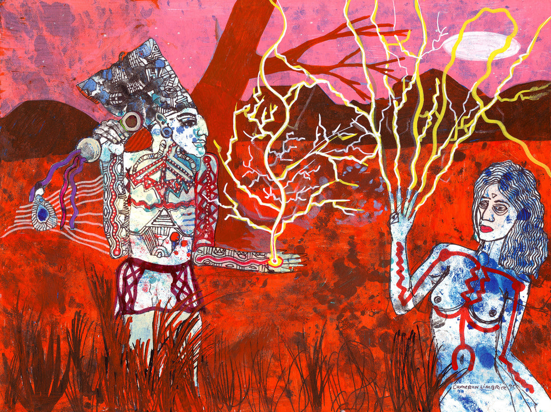 Shaman by Cameron Limbrick - Acrylic Painting
