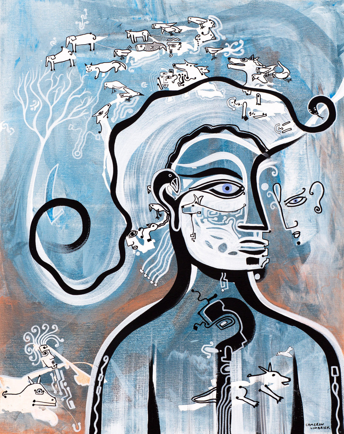 Shepherd by Cameron Limbrick - Acrylic Painting