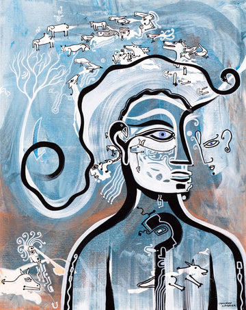 Shepherd by Cameron Limbrick - Acrylic Painting