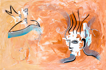 Spirit Guides Arrive by Cameron Limbrick - Acrylic Painting
