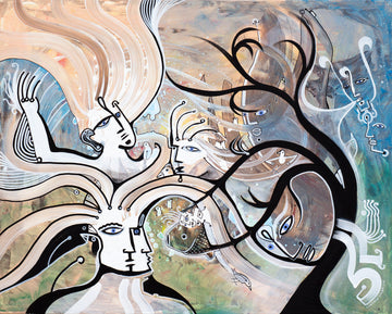 Tree Vision by Cameron Limbrick - Acrylic Painting