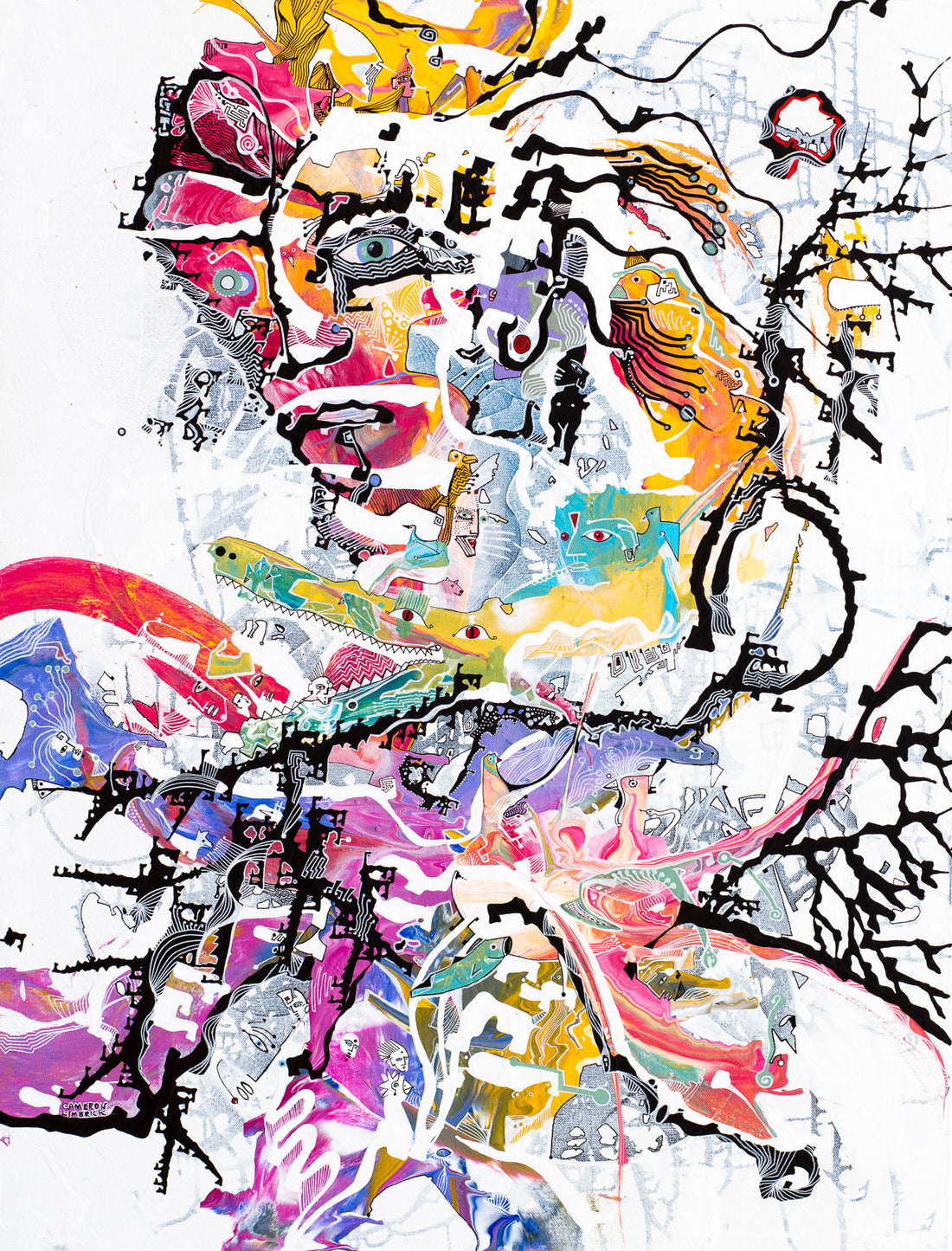 Unraveling by Cameron Limbrick - Acrylic Painting