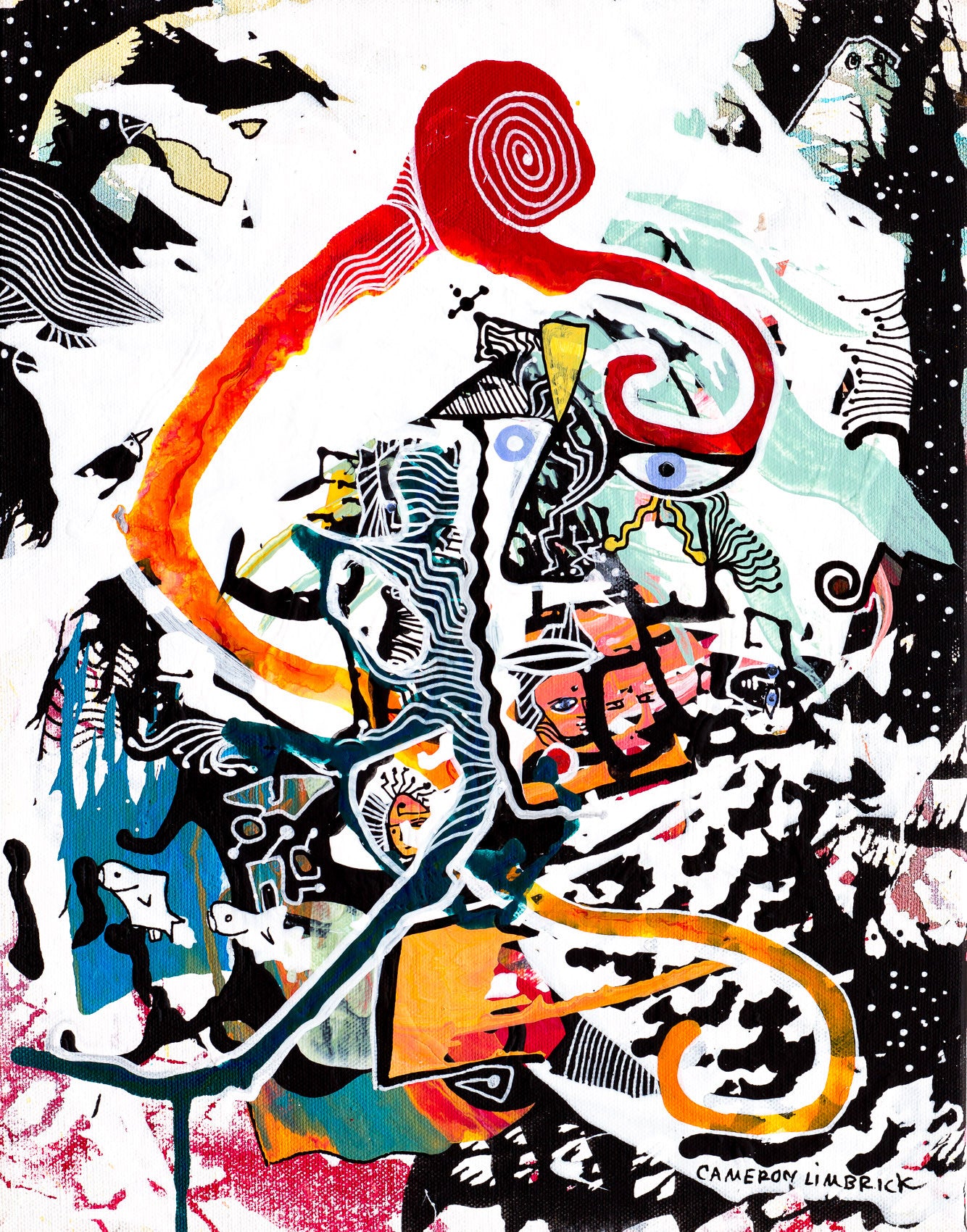Vision 18 by Cameron Limbrick - Acrylic Painting
