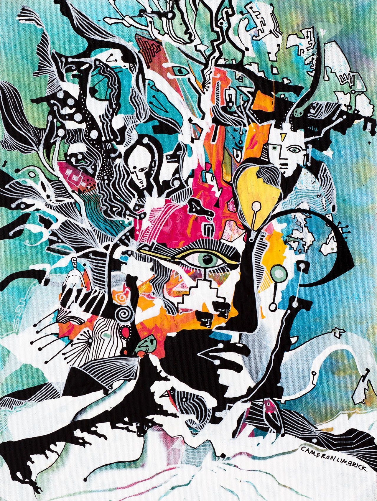 Vision 9 by Cameron Limbrick - Acrylic Painting