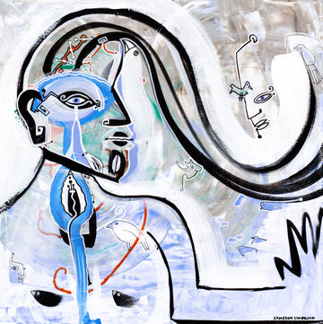 Wind Spirit by Cameron Limbrick - Acrylic Painting