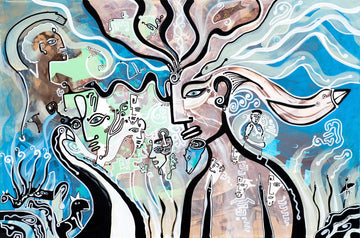 World Observer by Cameron Limbrick - Acrylic Painting