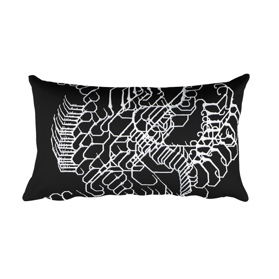 Vibratory Elemental Rectangular Pillow