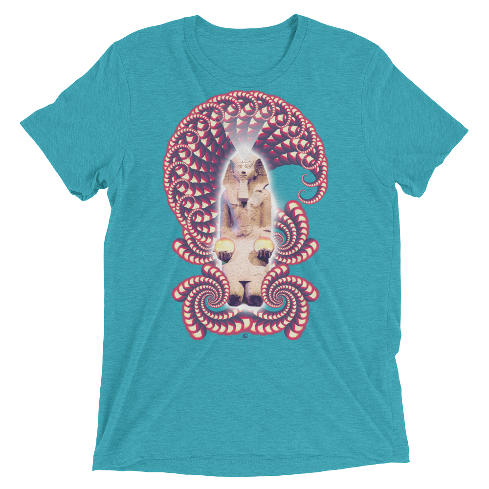 Fractal Labyrinth Tri-blend T-shirt