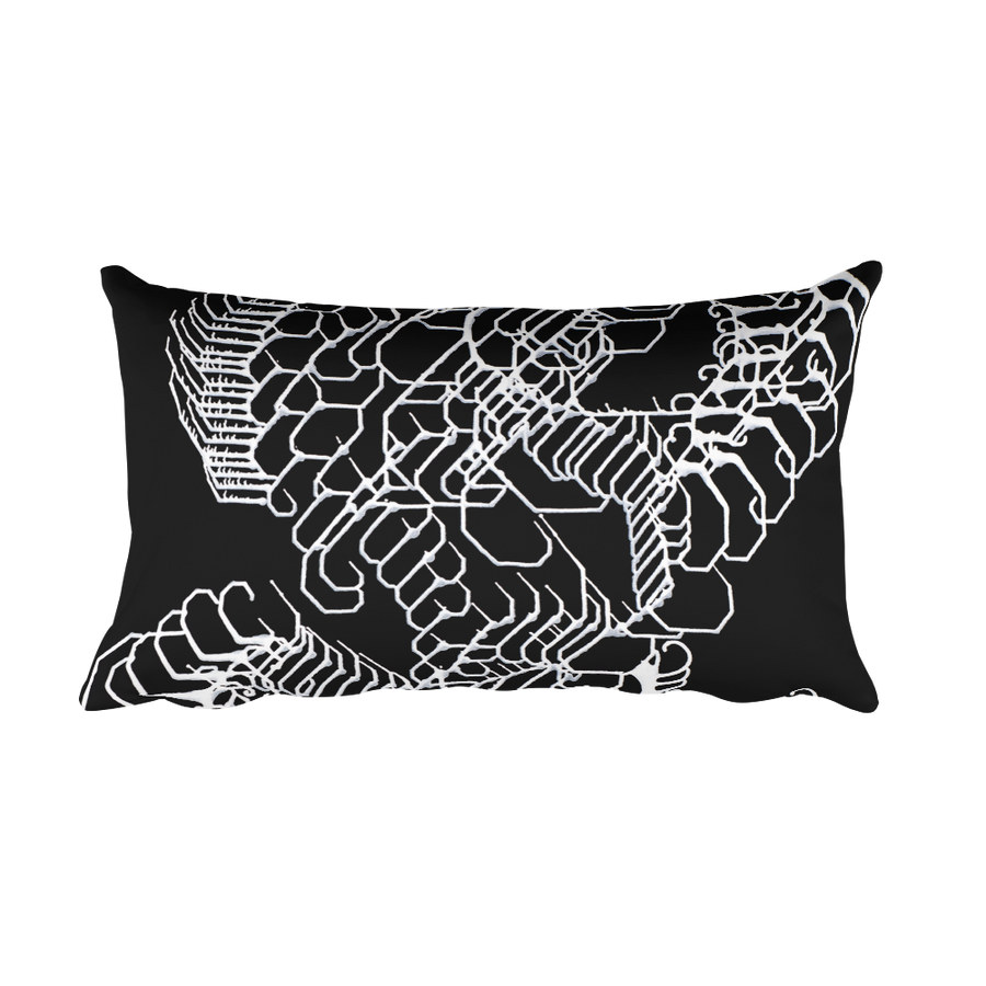 Energetic Elemental Rectangular Pillow