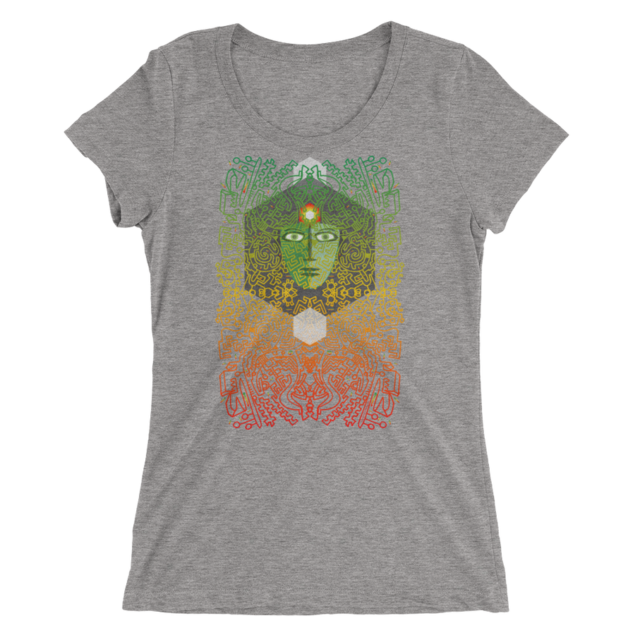 Women's Hexagon Power Tri-blend T-shirt