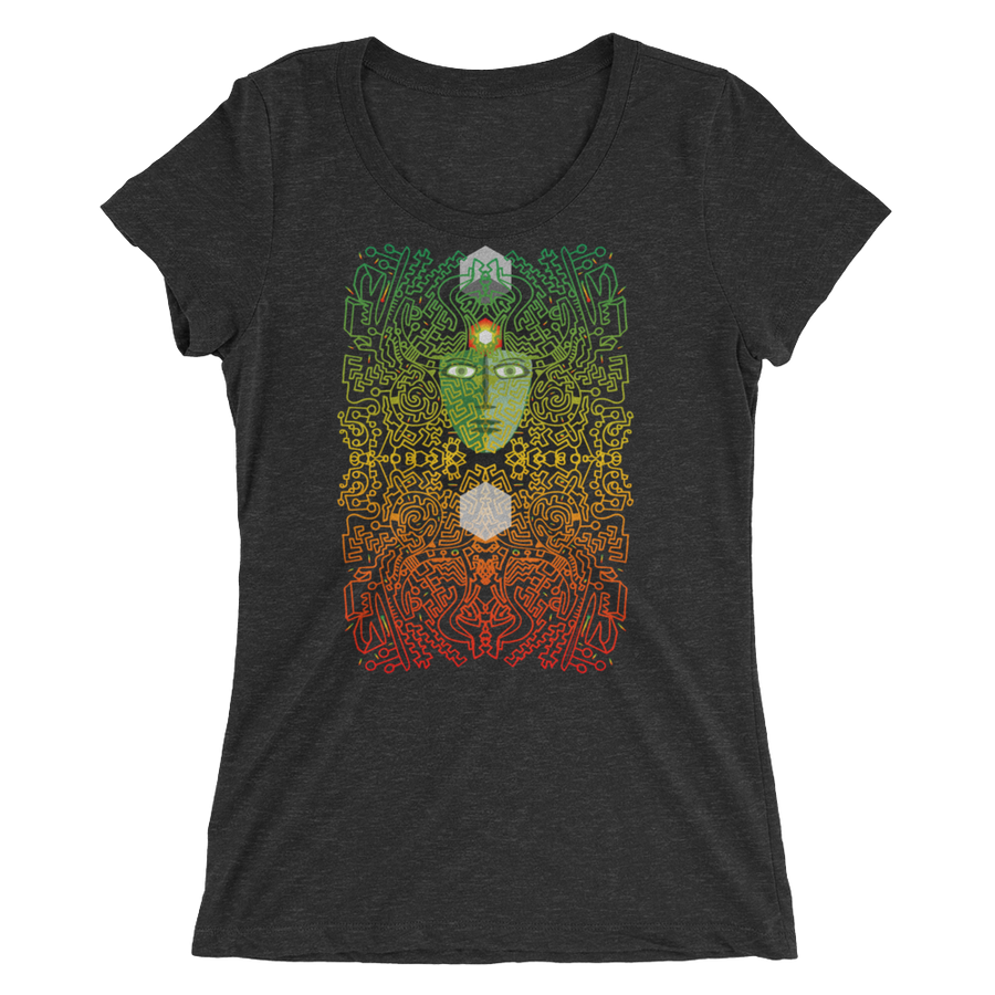 Women's Hexagon Power Tri-blend T-shirt