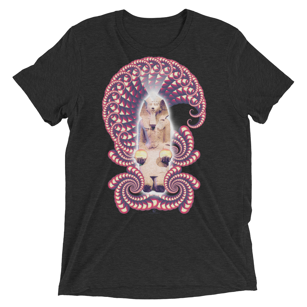 Fractal Labyrinth Tri-blend T-shirt