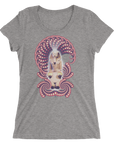 Women's Fractal Labyrinth Tri-blend T-shirt