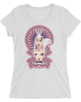 Women's Fractal Labyrinth Tri-blend T-shirt