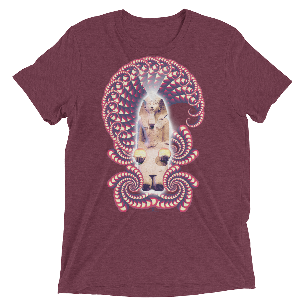 Fractal Labyrinth Tri-blend T-shirt
