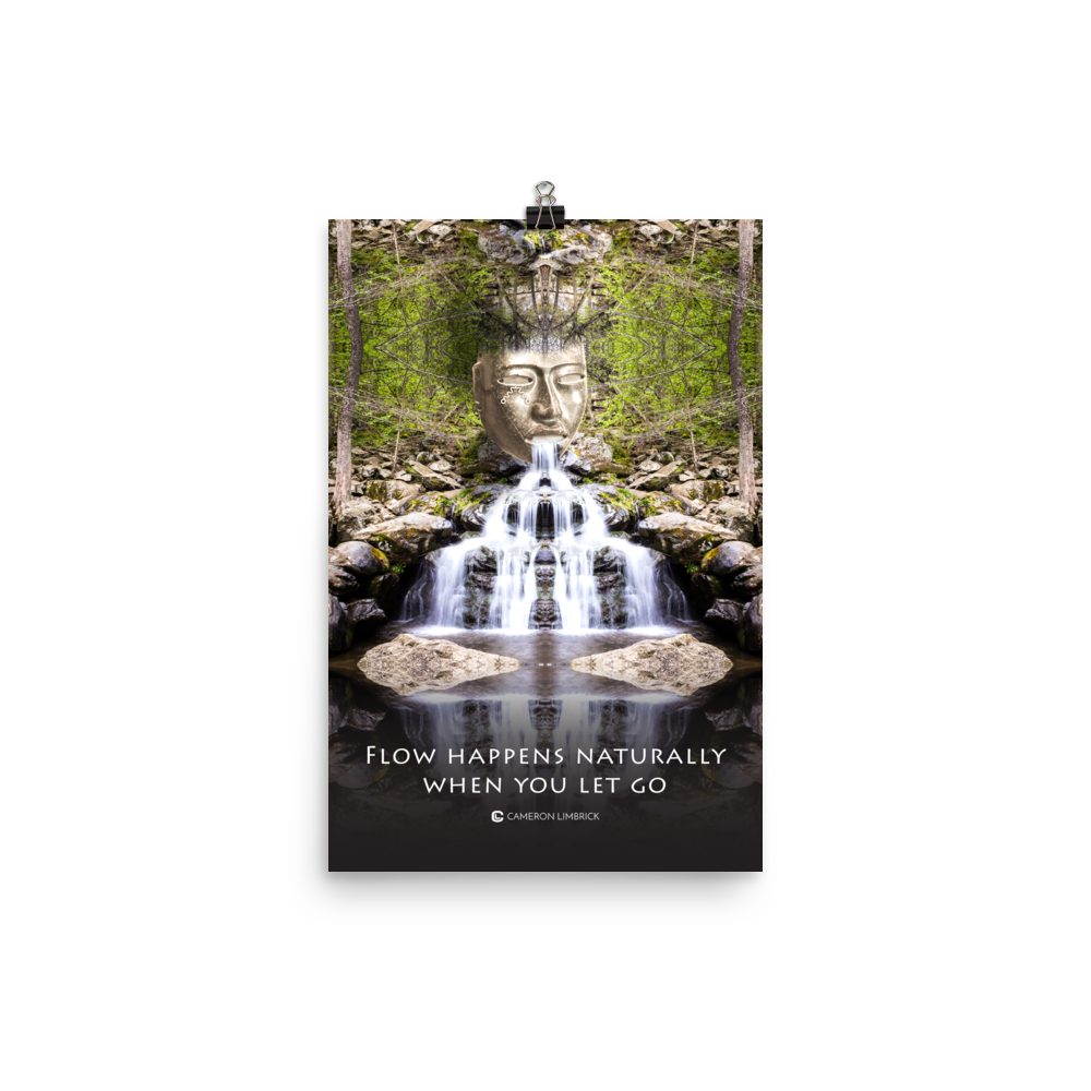 Flow Happens Naturally Poster