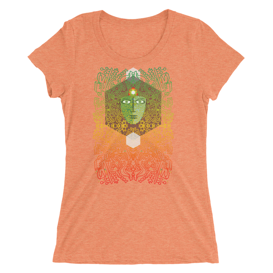 Women's Hexagon Power Tri-blend T-shirt