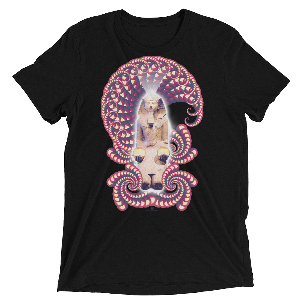 Fractal Labyrinth Tri-blend T-shirt