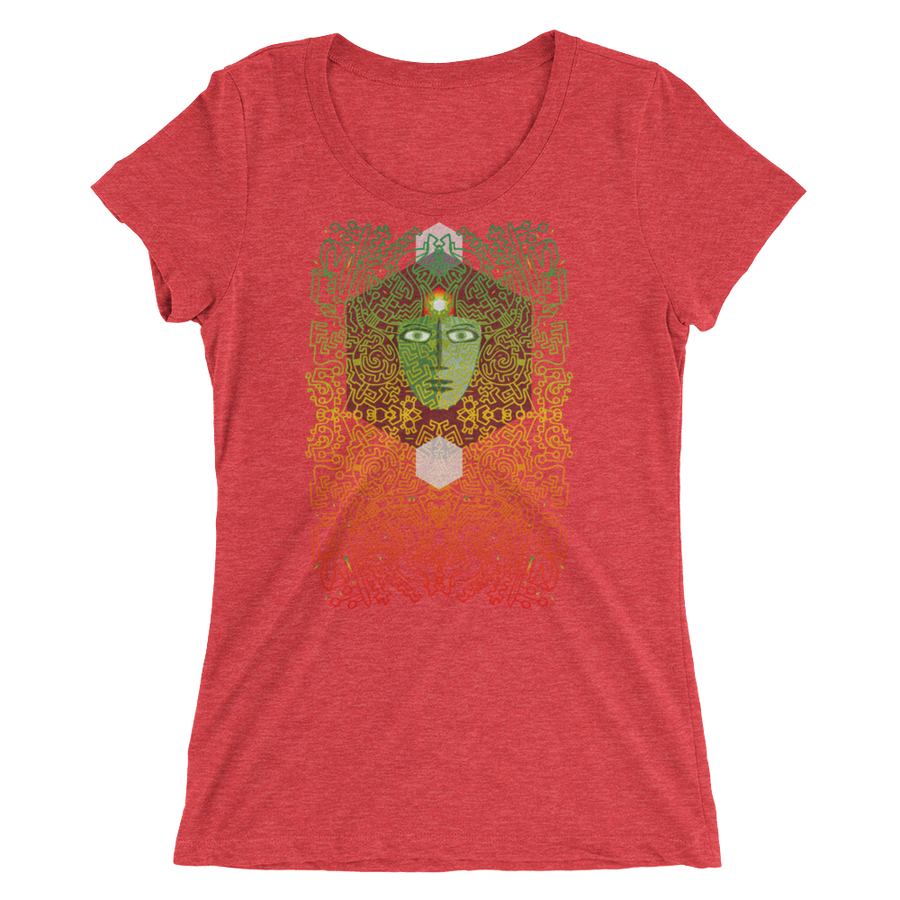 Women's Hexagon Power Tri-blend T-shirt